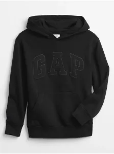 Detská mikina GAP Logo hoodie Čierna #9565360
