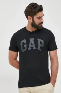 GAP V-BASIC LOGO T Pánske tričko, čierna, veľkosť #5472560