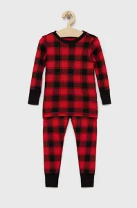 Detské bavlnené pyžamo GAP červená farba, vzorovaná #8318538
