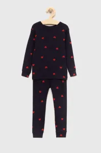 Detské bavlnené pyžamo GAP tmavomodrá farba, vzorovaná #8701155