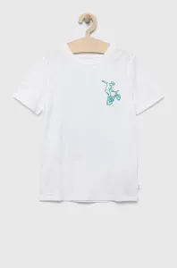 Detské bavlnené tričko GAP biela farba, s potlačou #8738698