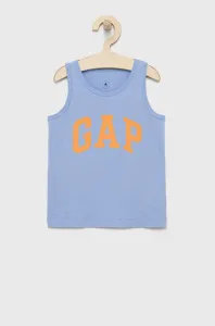 Detské bavlnené tričko GAP s potlačou