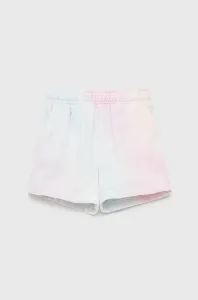 Detské krátke nohavice GAP ružová farba, vzorované, #226070