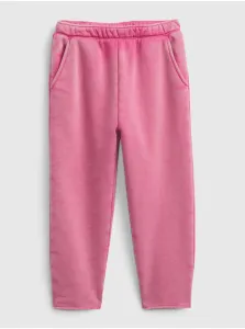 Detské nohavice GAP ružová farba, jednofarebné #197204