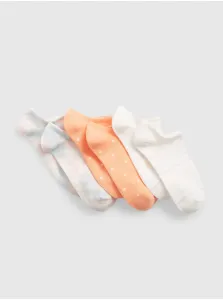 GAP Ponožky 3 páry detské Biela Oranžová #233479