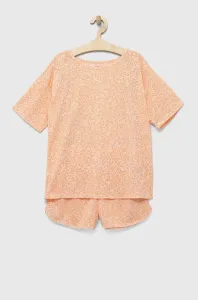 Detské pyžamo GAP oranžová farba, vzorovaná