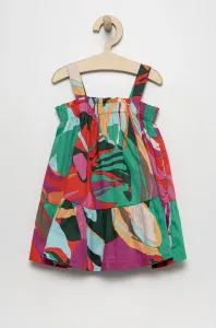 Dievčenské bavlnené šaty GAP midi, áčkový strih #246436