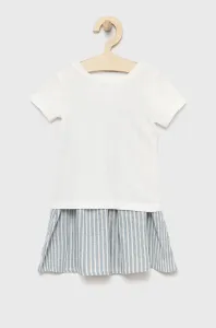 Dievčenské ľanové šaty GAP mini, áčkový strih