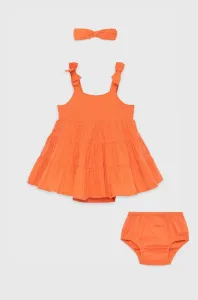 Dievčenské šaty GAP oranžová farba, mini, áčkový strih