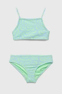 Jednodielne detské plavky GAP zelená farba #8919682