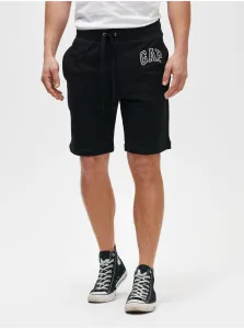 Kraťasy GAP Logo mini arch shorts Čierna #7530041