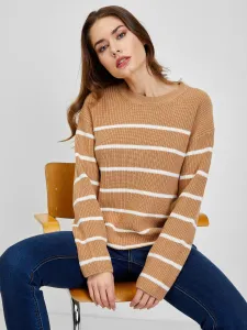 Bavlnený sveter GAP dámsky, hnedá farba #576038