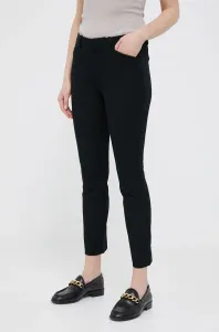 Nohavice GAP dámske, čierna farba, priliehavé, stredne vysoký pás