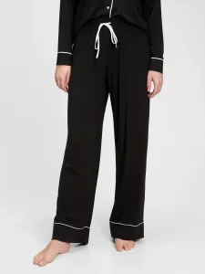 Pyžamové nohavice GAP dámske, čierna farba