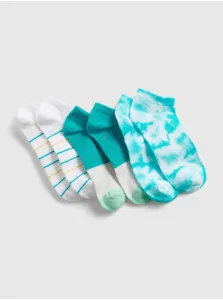 Detské ponožky no-show socks, 3 páry Farebná #1043436