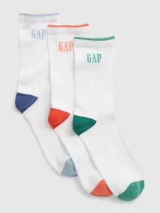 GAP Kids socks with logo, 3 pairs - Boys #5071285