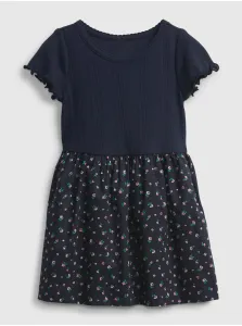 Detské šaty mix-media dress Modrá #1044615