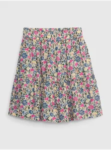 Farebná dievčenská vzorovaná sukňa GAP #615483
