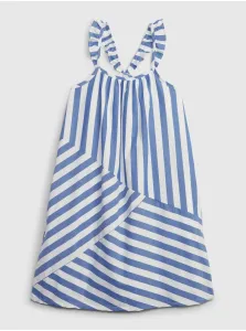 Dievčenské bavlnené šaty GAP mini, rovný strih