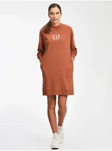 Šaty na denné nosenie pre ženy GAP - hnedá #4675398