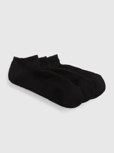 Súprava troch párov ponožiek v čiernej farbe GAP #5538460
