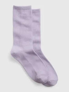 Svetlo fialové pánske bavlnené ponožky GAP #5117526