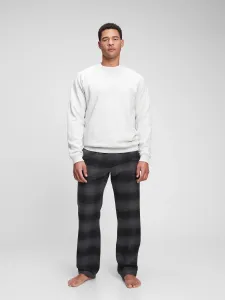 Černé dámské flanelové pyžamové kalhoty GAP #601173