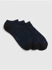 Ponožky ankle socks, 3 párov Modrá