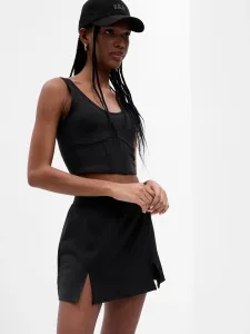 Čierna dámska športová šortková sukňa GAP GapFit #5580884