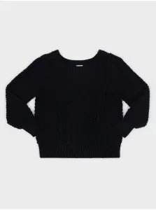 Čierny dievčenský sveter GAP #6369330