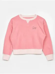 Ružová dievčenská mikina GAP sweats #695519