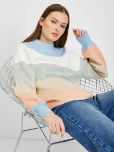Modro-biely dámsky pruhovaný sveter GAP