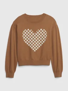 GAP Kids sweater with plaid heart - Girls #607326