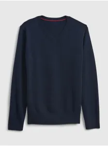 Tmavomodrý chlapčenský sveter z organickej bavlny GAP #651011