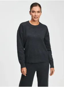 Šedý dámsky sveter pletený s melírom GAP #710731
