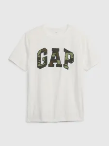 GAP LOGO Chlapčenské tričko, biela, veľkosť #7658593