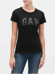 GAP V-GAP SS CLSC TEE Dámske tričko, čierna, veľkosť #6473218