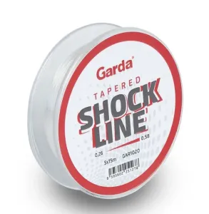 Garda ujímaný šokový vlasec shock line 5x15 m - 0,26-0,58 mm #5200733