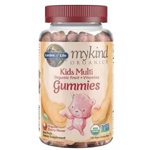 Garden of life Mykind Multivitamin Kids gummy Cherry, třešeň, 120 gumových bonbónů