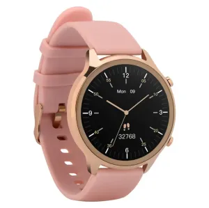 GARETT ELECTRONICS Smartwatch Veronica zlatá ružový remienok inteligentné hodinky