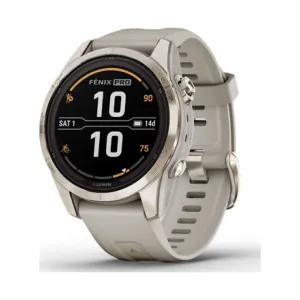 GARMIN smart hodinky - FENIX 7S PRO SAPPHIRE SOLAR - šedá