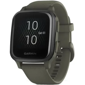 Garmin GPS športové hodinky Venu Sq Music, Slate/Green Band