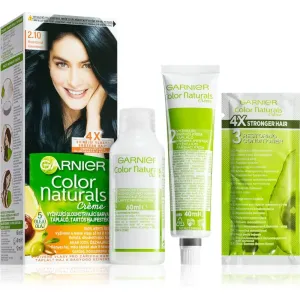 Garnier Color Naturals Créme 40 ml farba na vlasy pre ženy 2,10 Blueberry Black na všetky typy vlasov; na farbené vlasy