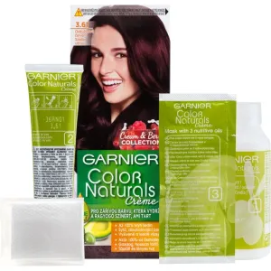 Garnier Color Naturals Créme 40 ml farba na vlasy pre ženy 3,61 Luscious Blackberry na všetky typy vlasov; na farbené vlasy