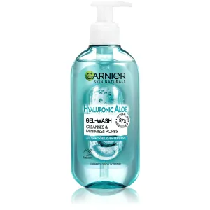 Garnier Skin Naturals Hyaluronic Aloe Gel Wash 200 ml čistiaci gél pre ženy na veľmi suchú pleť; na dehydratovanu pleť