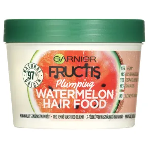 Garnier Maska na vlasy pre jemné vlasy bez objemu Fructis Hair Food (Watermelon Plumping Mask) 390 ml