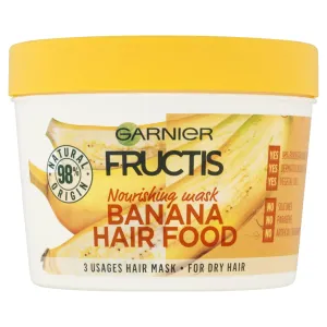 Garnier Fructis Hair Food Banana Nourishing Mask 390 ml maska na vlasy pre ženy na šedivé vlasy