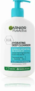 Garnier Pure Active Hydrating Deep Cleanser 250 ml čistiaci gél unisex na veľmi suchú pleť; na dehydratovanu pleť; na citlivú a podráždenú pleť