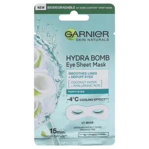 Garnier Skin Naturals Moisture+ Smoothness 1 ks maska na oči na veľmi suchú pleť; výživa a regenerácia pleti; proti vráskam; na rozjasnenie pleti