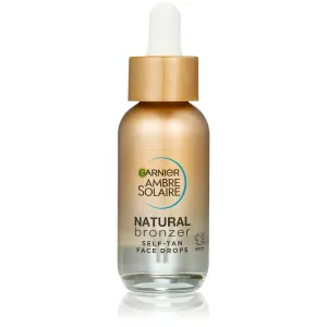 Garnier Ambre Solaire Natural Bronzer Self-Tan Face Drops 30 ml samoopaľovací prípravok unisex